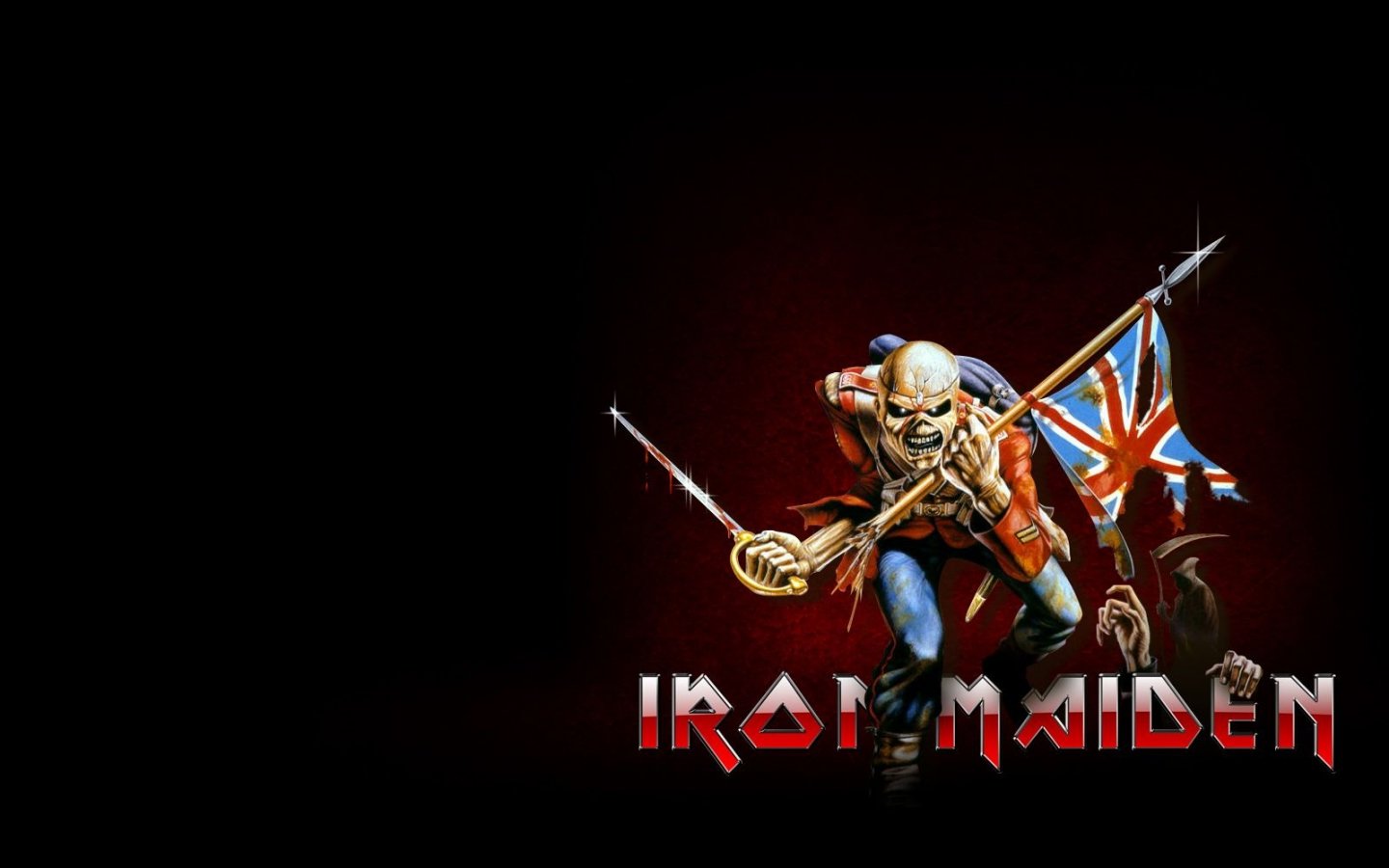 High Resolution Iron Maiden Hd Background Id - Eddie Iron Maiden The Trooper - HD Wallpaper 