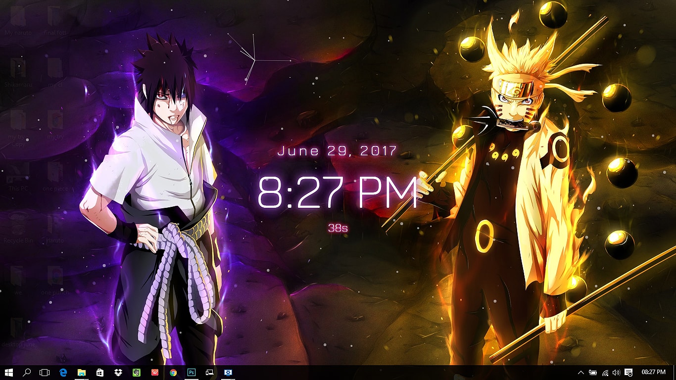 Naruto And Sasuke Wallpaper Engine Free Download - Badass Anime Duos - HD Wallpaper 