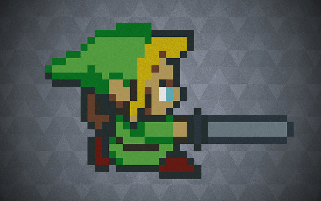 Link Zelda Pixel - HD Wallpaper 