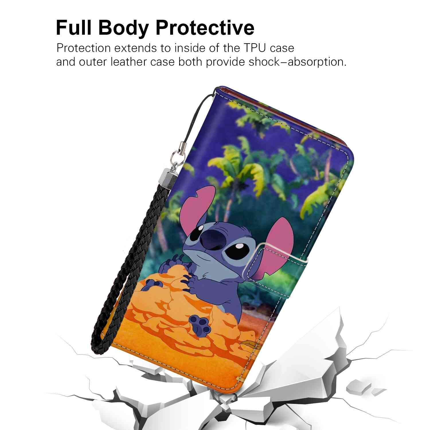Lg G7 Thinq Wallet Case Disney Lilo Y Stitch Wallpaper - Cartoon - HD Wallpaper 