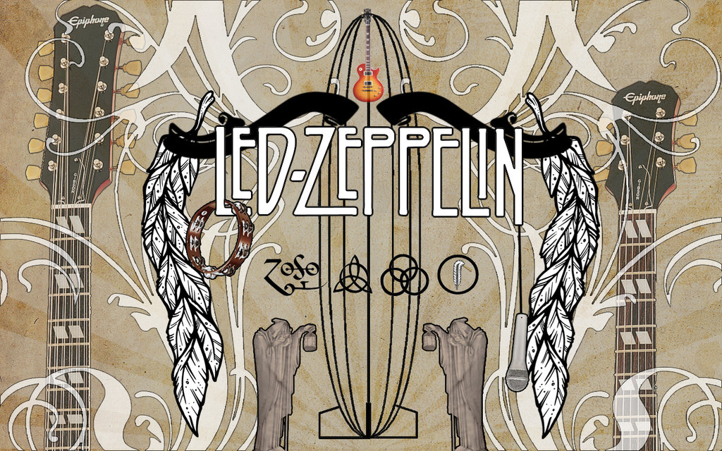 Led Zeppelin Wallpaper - Led Zeppelin Art Hd - HD Wallpaper 