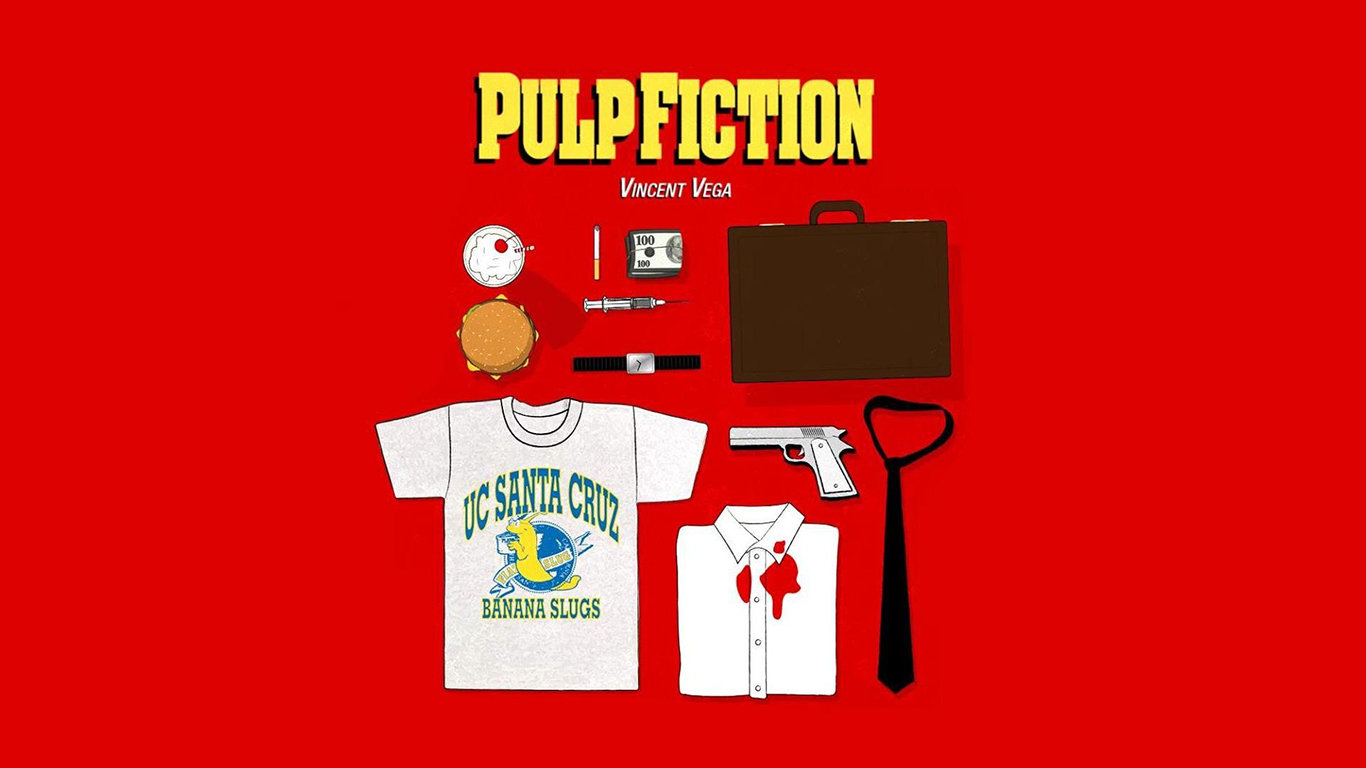Free Download Pulp Fiction Wallpaper Id - Pulp Fiction – Duo With Guns (jackson And Travolta) - HD Wallpaper 