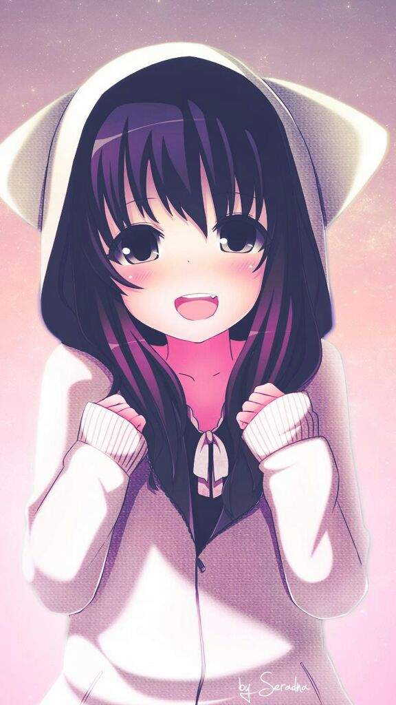 Anime Girl Wallpaper Iphone - HD Wallpaper 