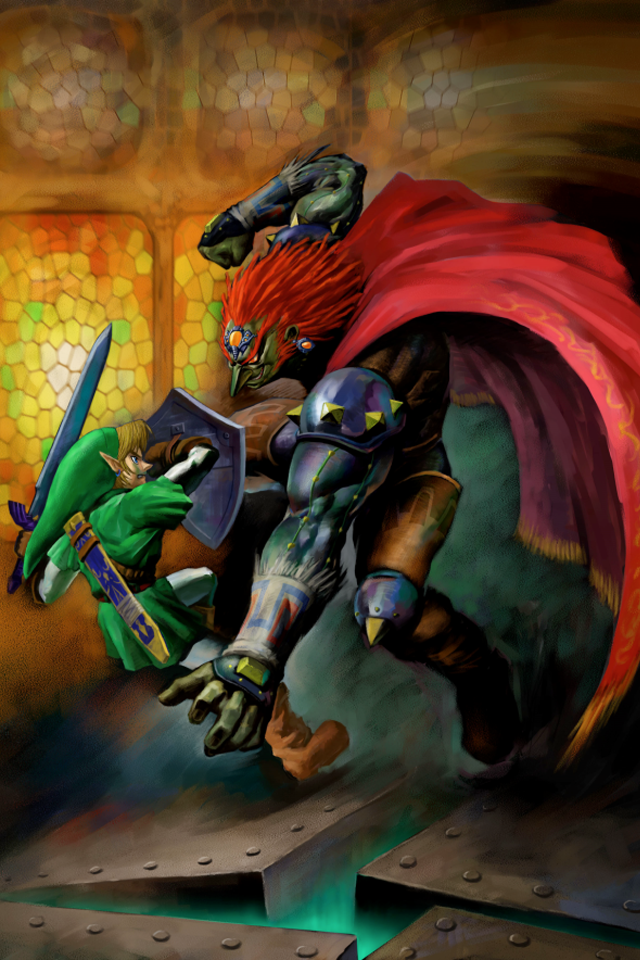 Ganondorf Ocarina Of Time Art - HD Wallpaper 