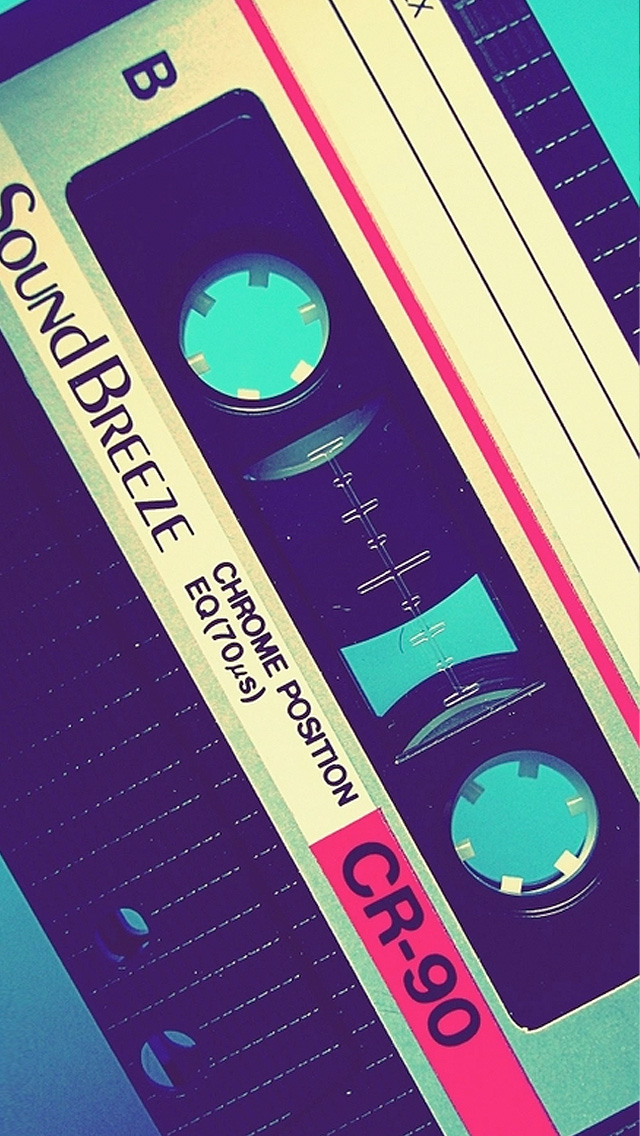 Cassette Tape Wallpaper - Hipster Wallpaper For Phone - HD Wallpaper 