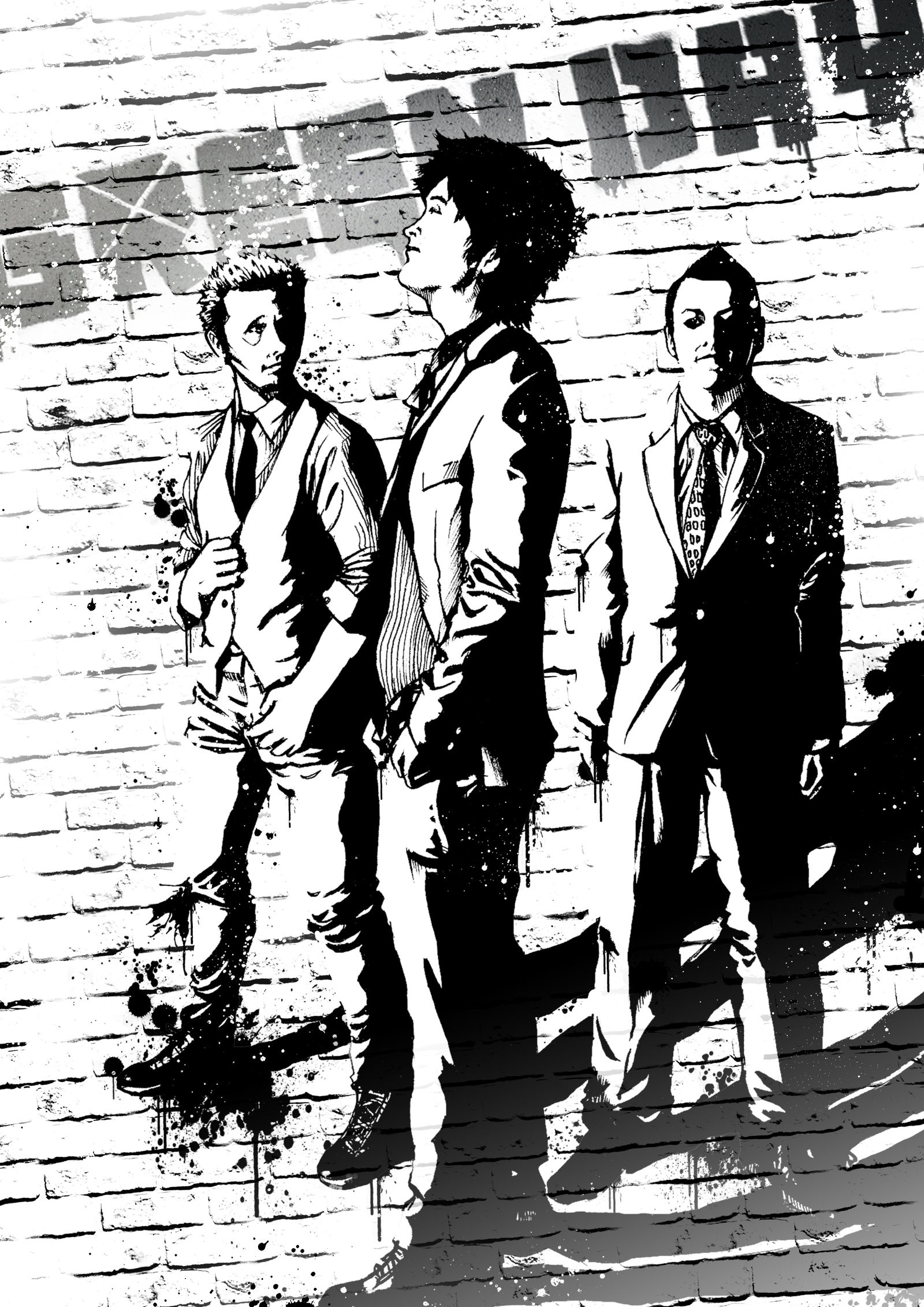 Green Day Art Anime Black Hd Wallpaper Data Src Best Green Day Background Iphone 1600x2263 Wallpaper Teahub Io