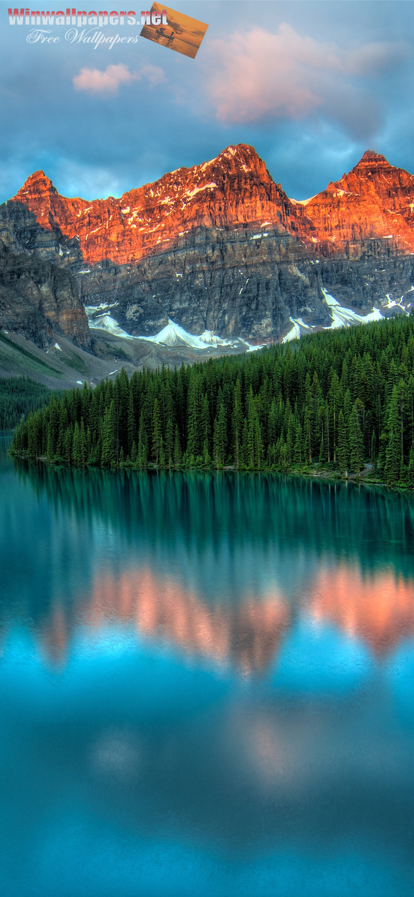 Alberta Landscape For Iphone Xr - Moraine Lake - HD Wallpaper 