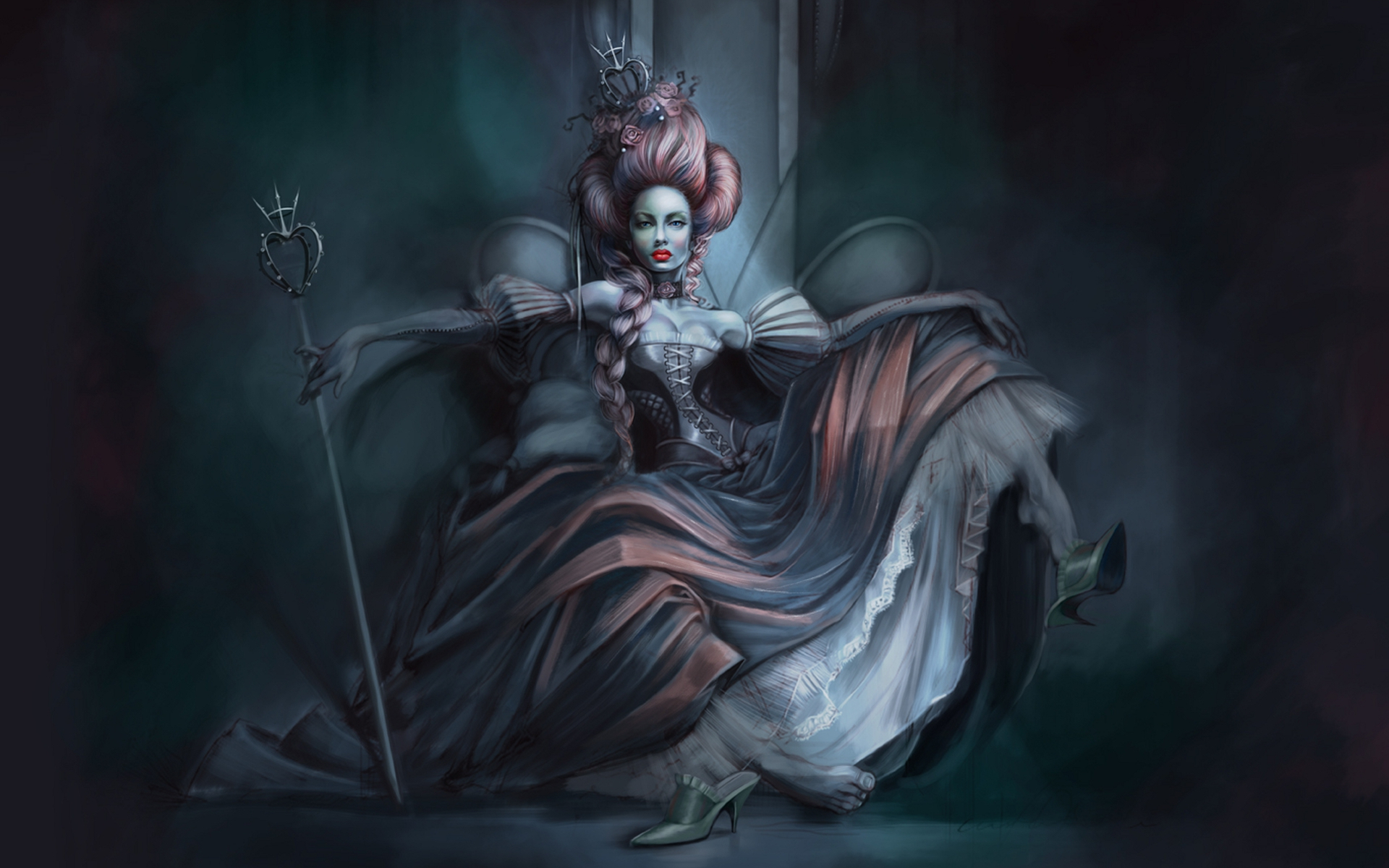 Queen Of Hearts Deviantart - HD Wallpaper 
