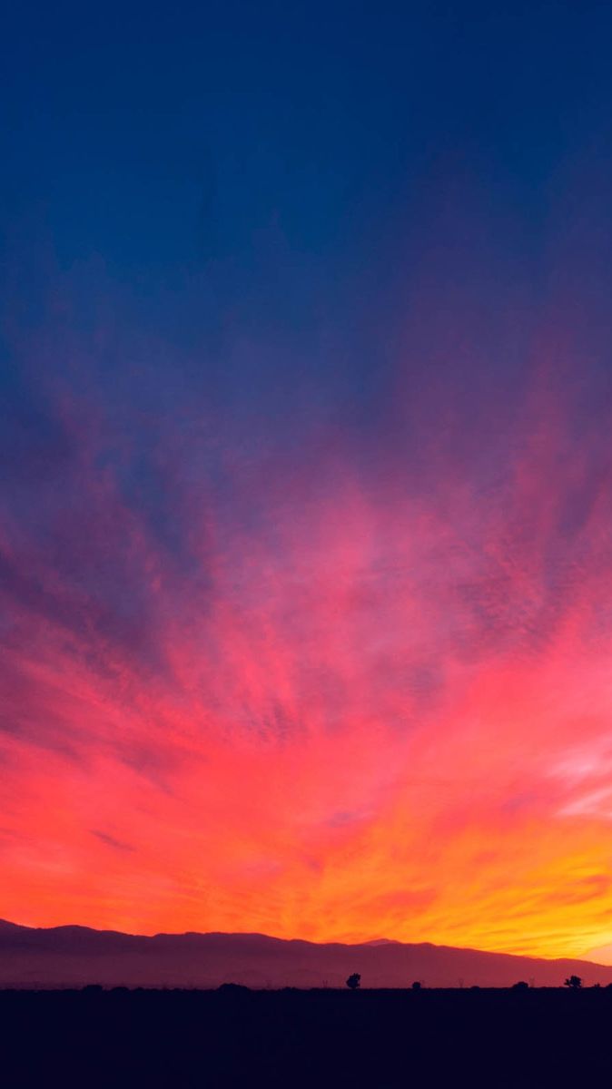 Sunset Sky Wallpaper Iphone - HD Wallpaper 