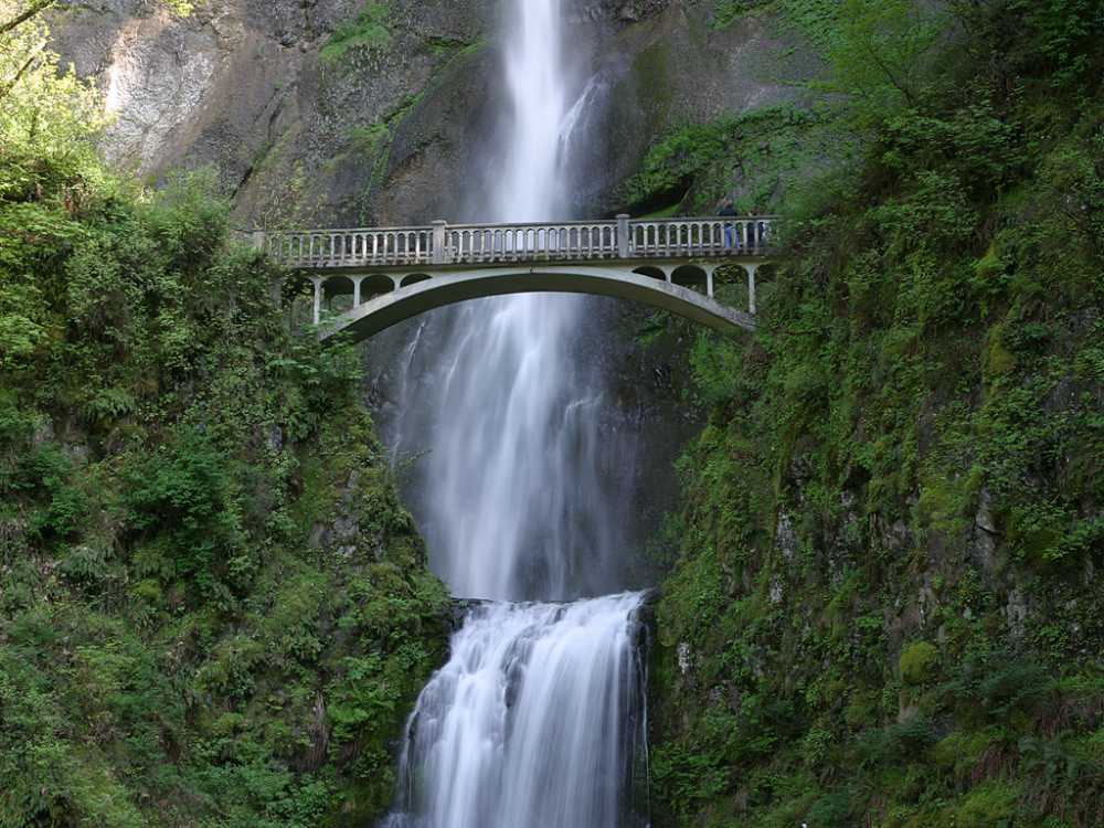 Wallpapers Paisajes - Multnomah Falls - HD Wallpaper 