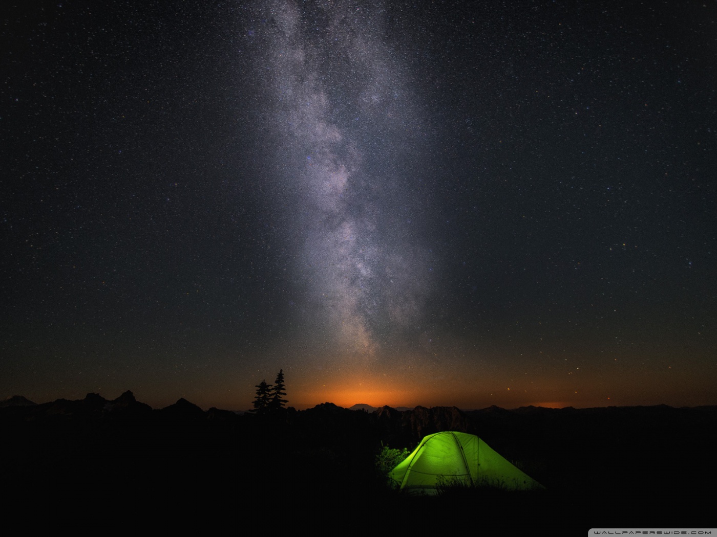 Windows 10 Camping Background - HD Wallpaper 