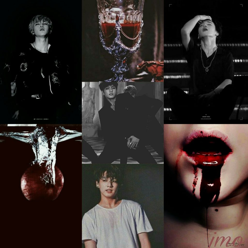 #jikook #vampire #wallpaper #fic @jmo - Collage - HD Wallpaper 