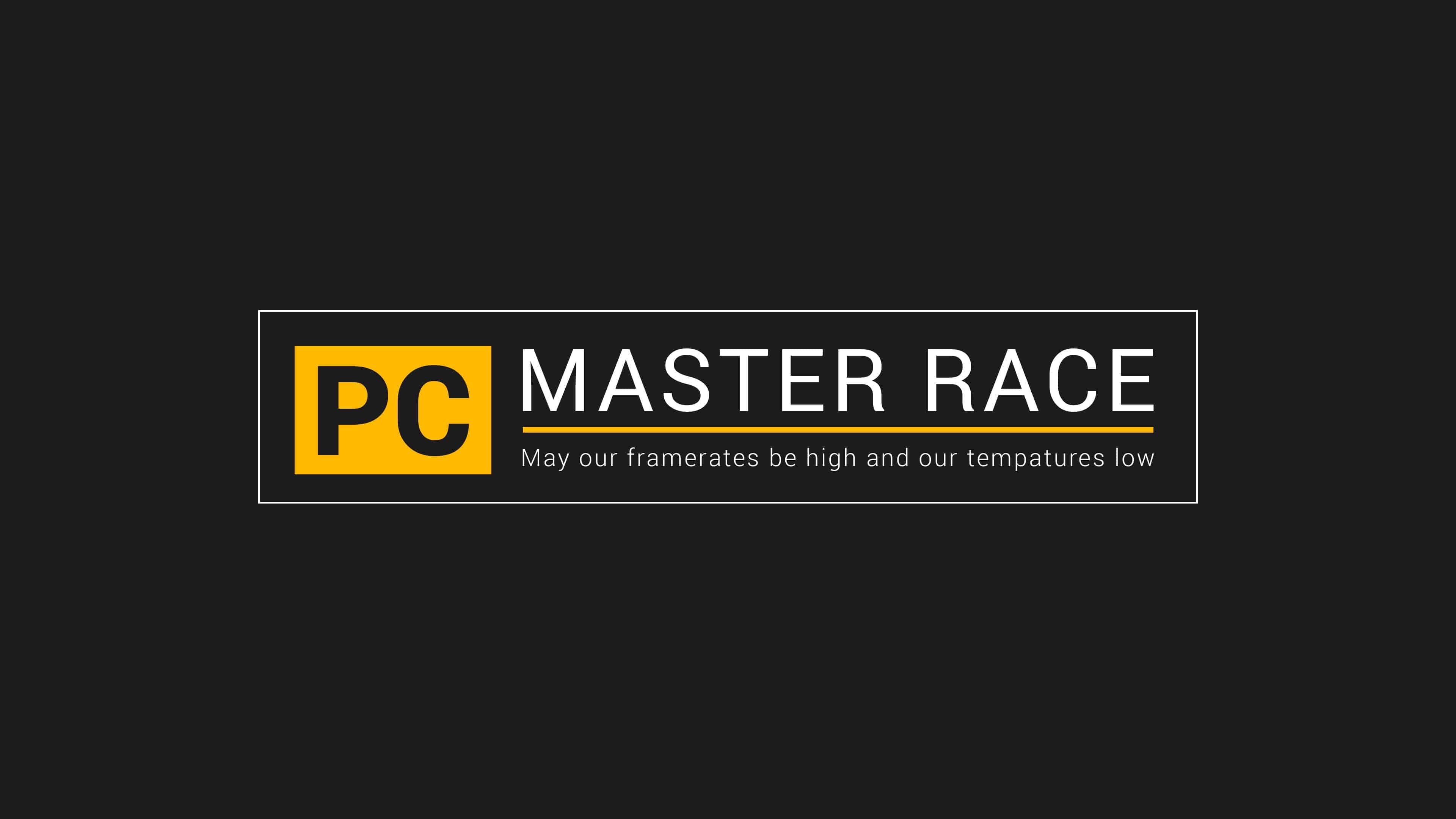 Pc Master Race Logo May Our Frame Rates Be High And - Graphics - HD Wallpaper 