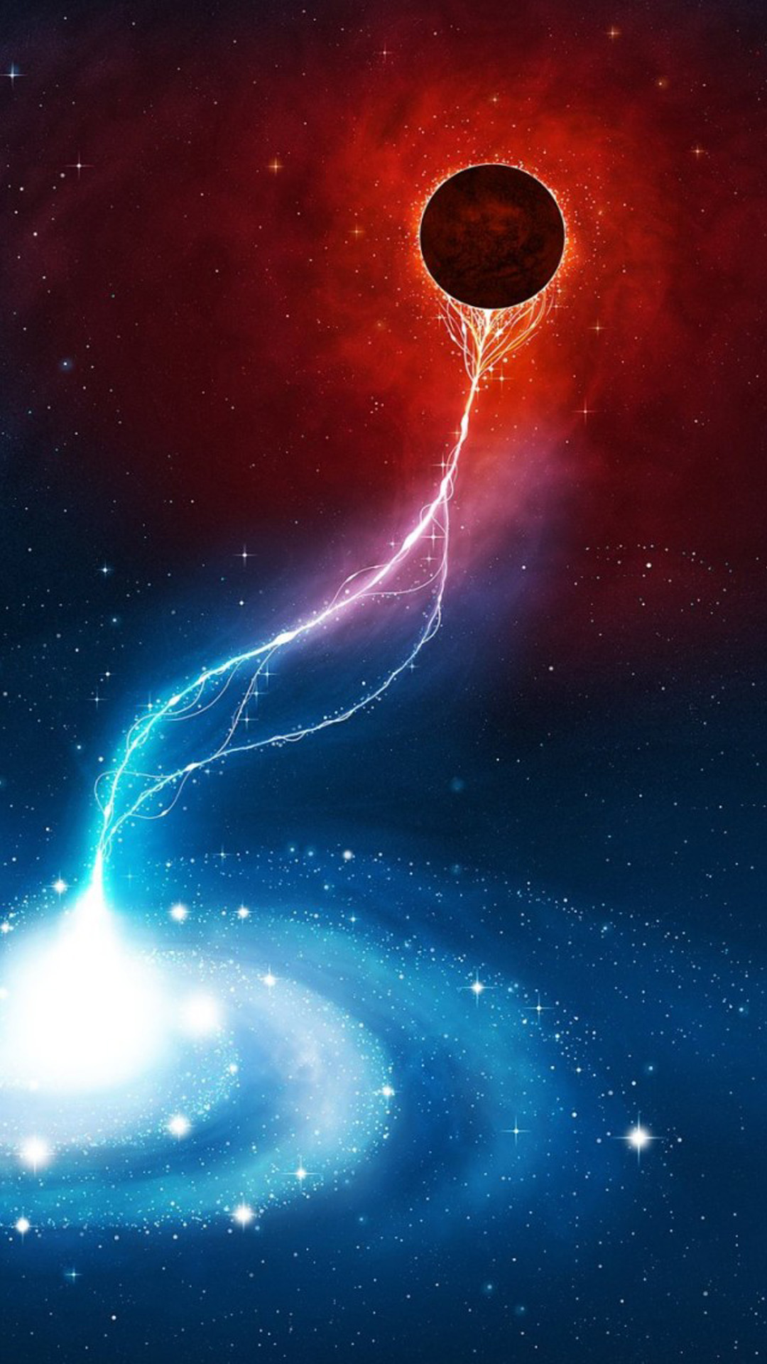 Space Iphone Wallpaper Android Wallpaper - Black Hole - HD Wallpaper 