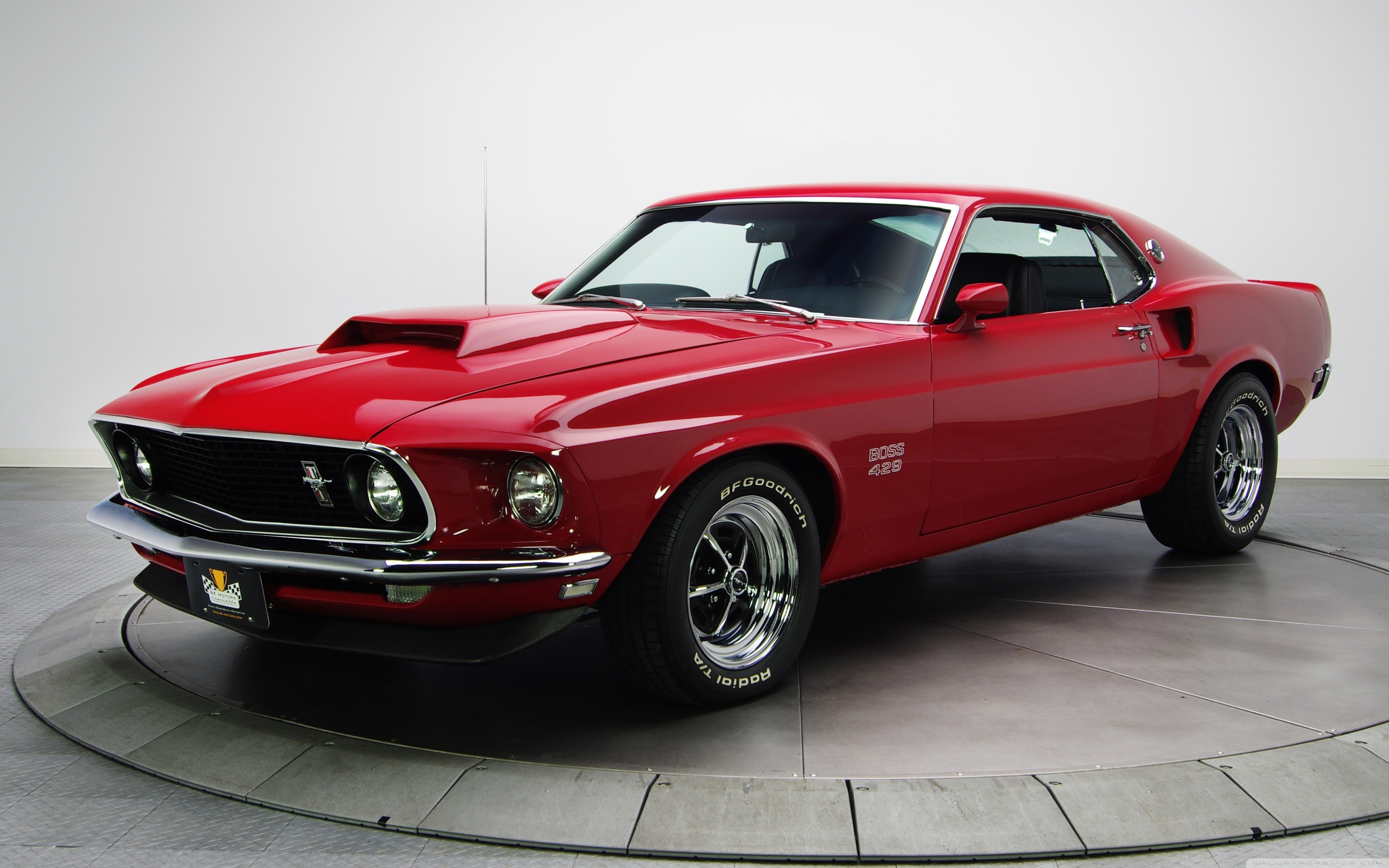 Ford Mustang 1969 Red - HD Wallpaper 