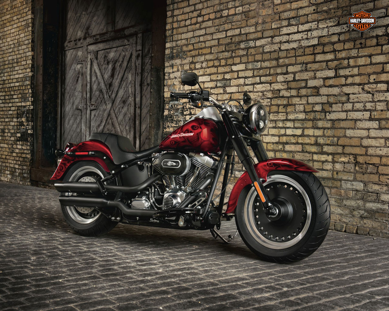 Harley Davidson - Harley Davidson Wallpapers Fatboy - HD Wallpaper 
