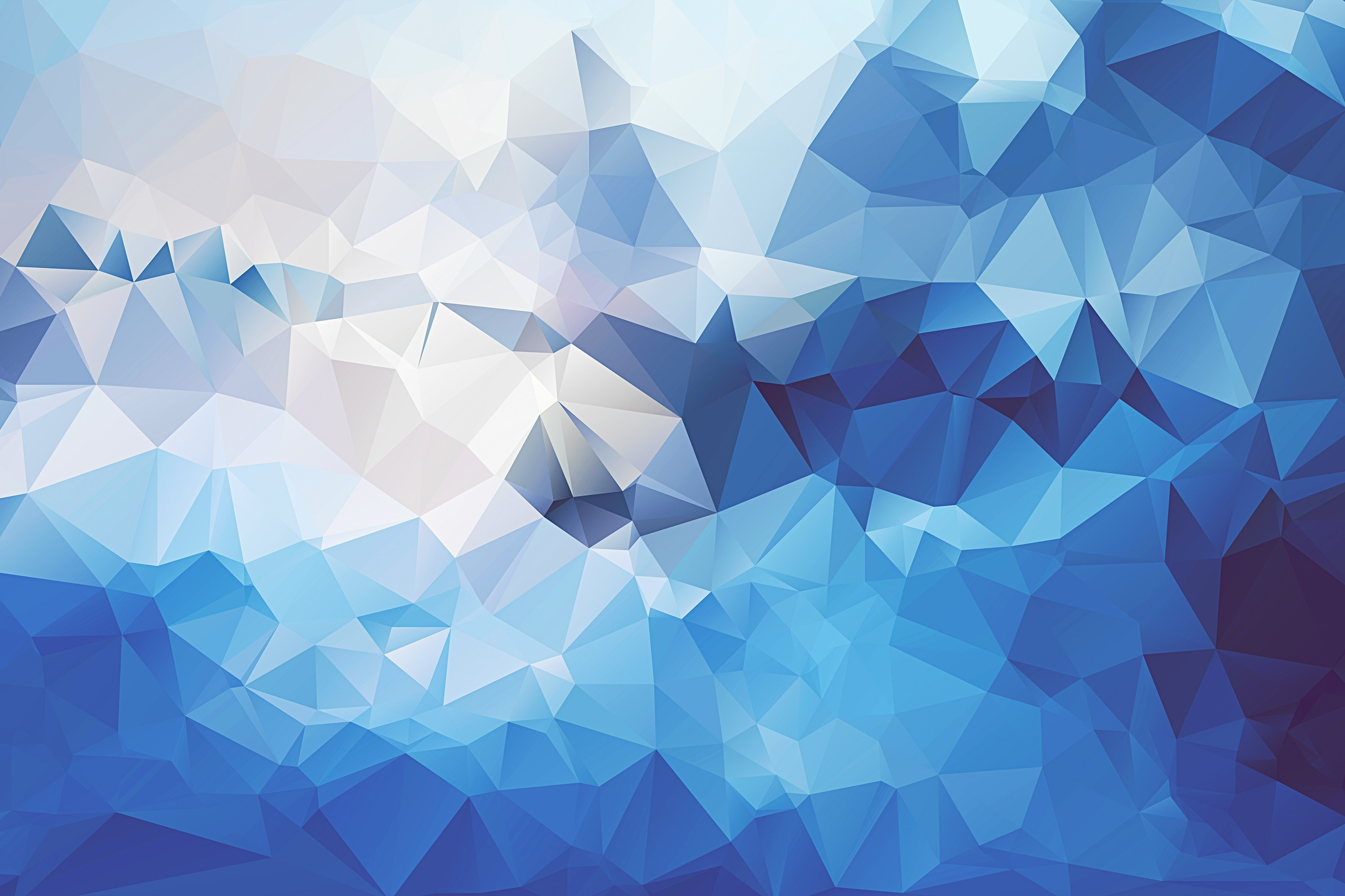 3000x2000, Blue And White Geometric Wallpaper Avec - Blue And White Geometric - HD Wallpaper 