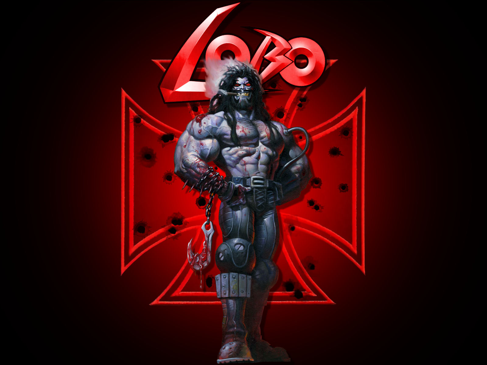Lobo - Iron Cross Lobo - HD Wallpaper 