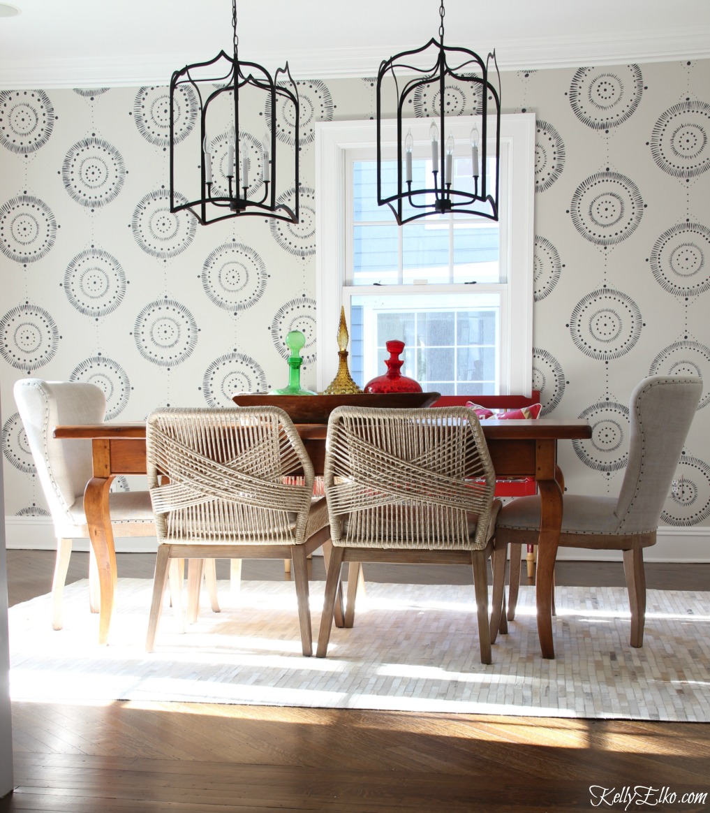 Forget Wallpaper This Hand Painted Mural Is Like Faux - Dining Room - HD Wallpaper 