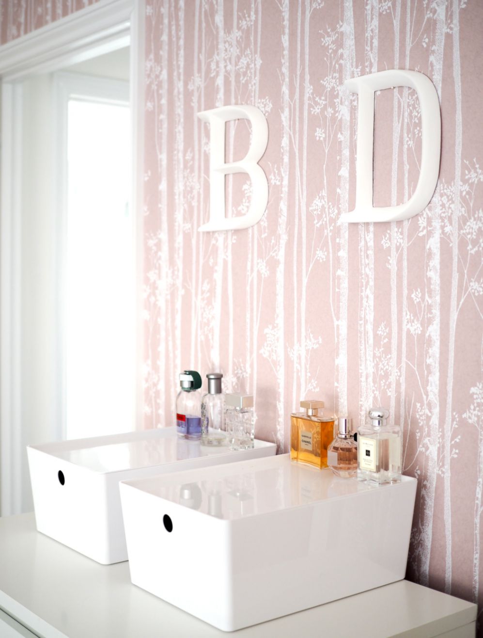 Bedroom Tour Pink And Grey Bedroom Decor Bang On Style - Bedroom Pink And Grey - HD Wallpaper 