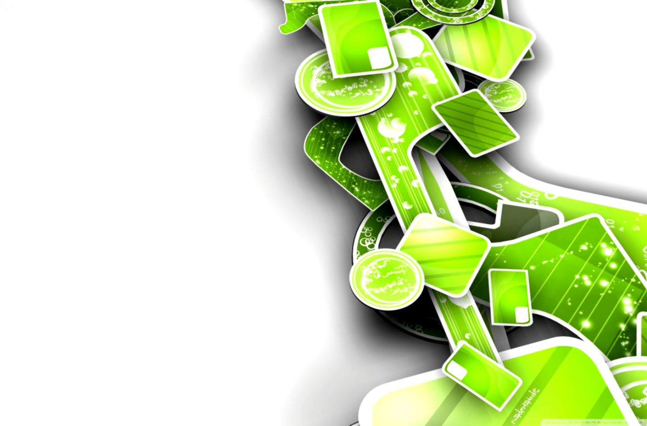 Green Abstract 3d Art ❤ 4k Hd Desktop Wallpaper For - Abstract Wallpaper Green Hd - HD Wallpaper 