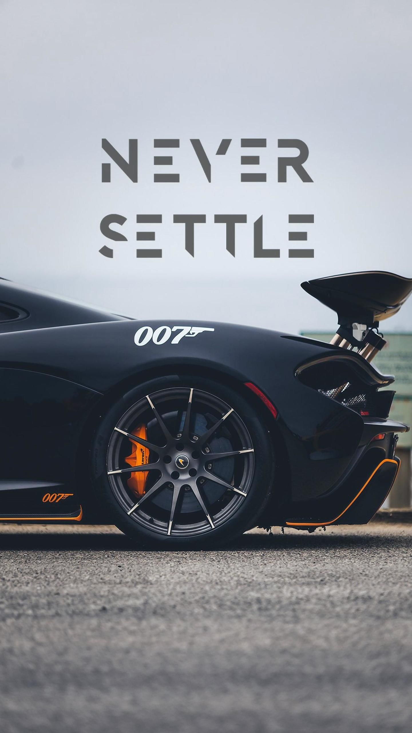 Never Settle Hd Wallpaper Oneplus 5 - HD Wallpaper 