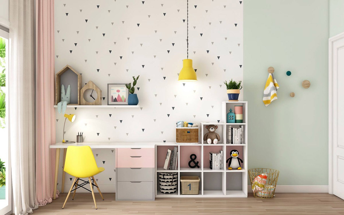 Design For Study Room - HD Wallpaper 