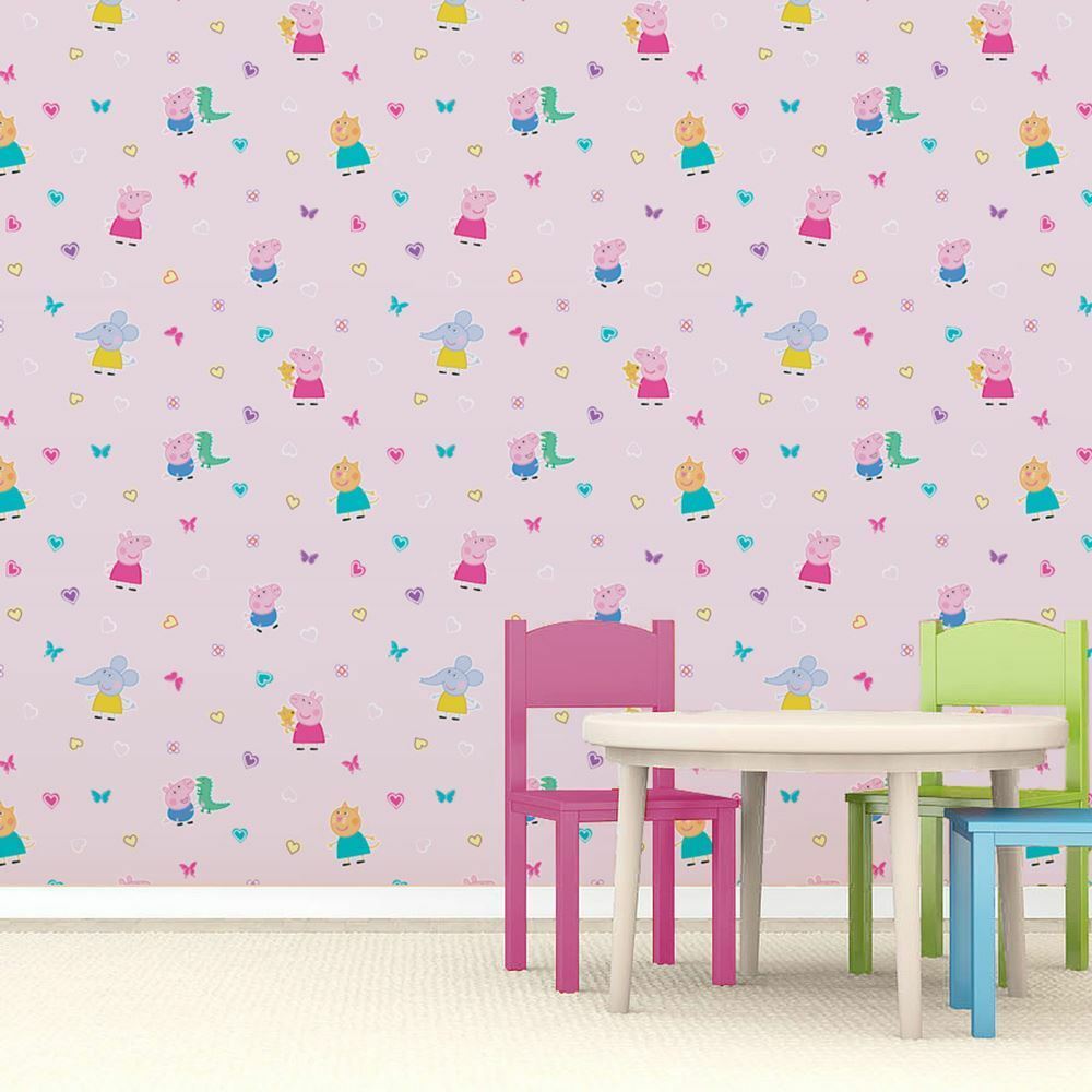 Bedroom Peppa Pig - HD Wallpaper 