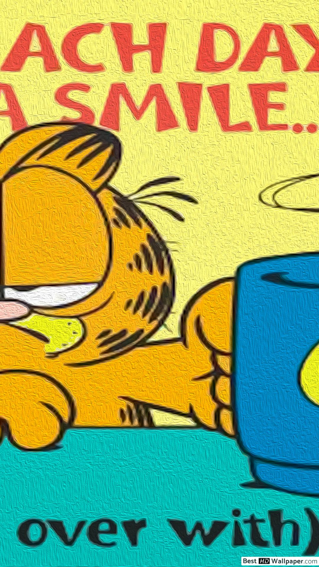 Garfield Wallpaper Iphone Funny 1080x19 Wallpaper Teahub Io