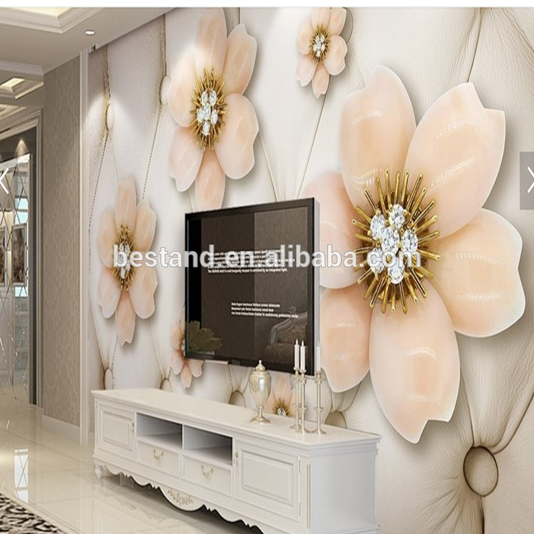 Fashionable Modern Style 3d Wall Mural Nature Wallpaper - Trendy Wallpaper Designs Wall Fashion - HD Wallpaper 