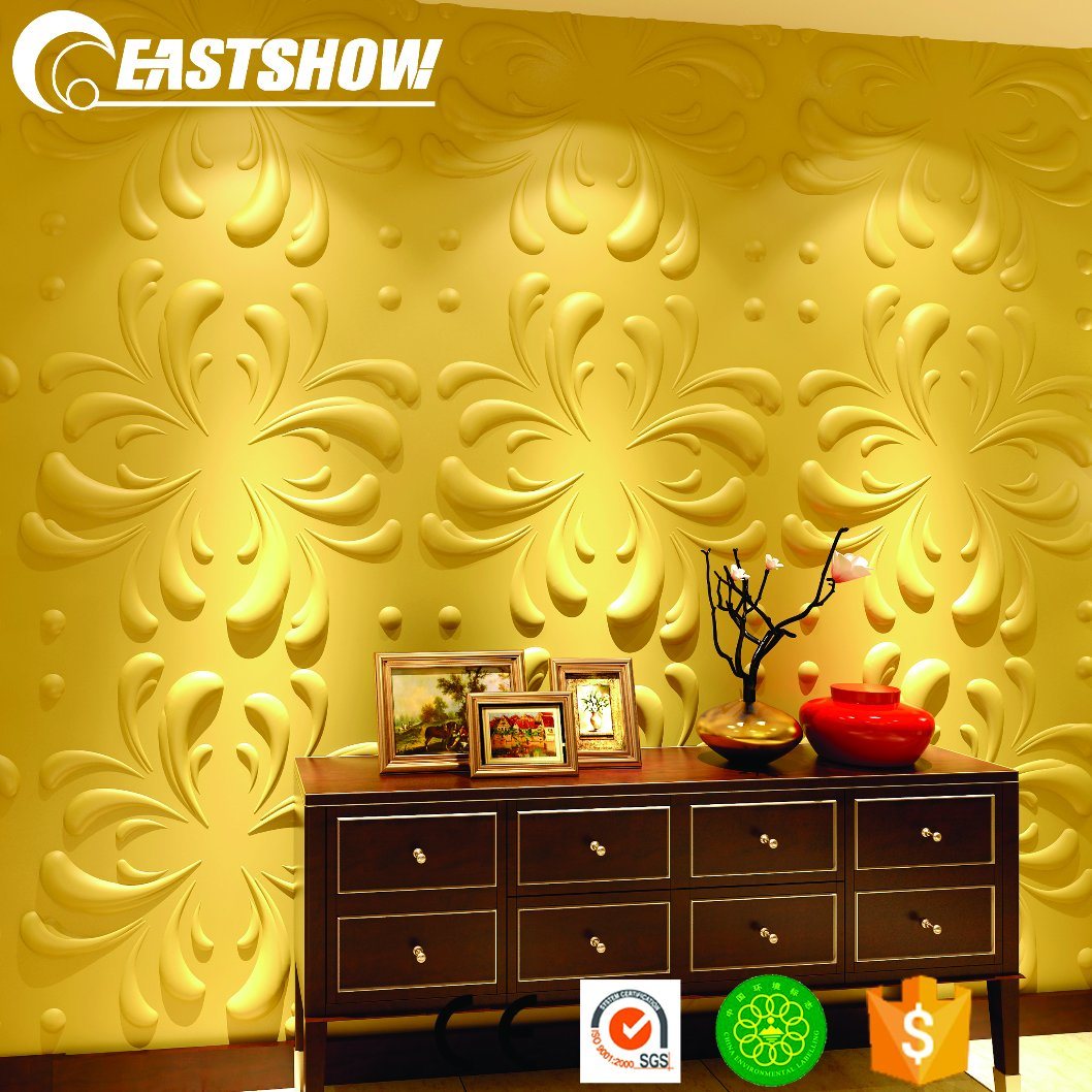 New Design Pvc Embossed 3d Effect Wall Panel Pictures - Wall Panel - HD Wallpaper 