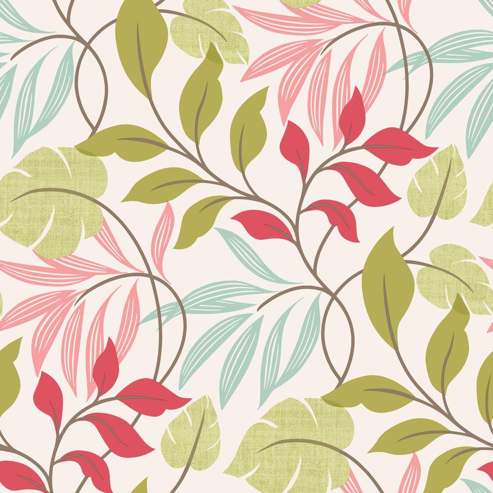 Modern Leaf Pattern - HD Wallpaper 