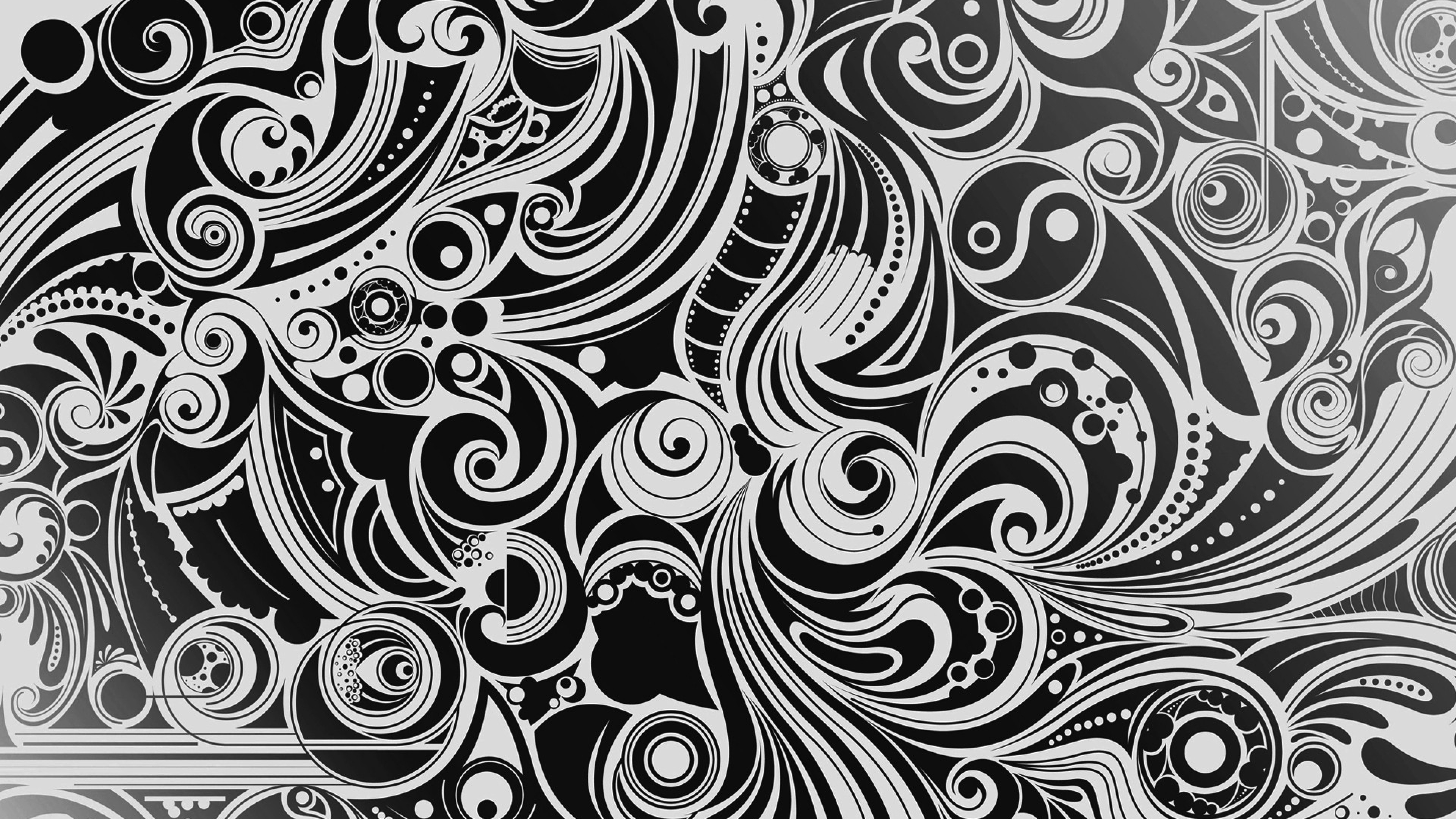 Black And White Background Hd - HD Wallpaper 