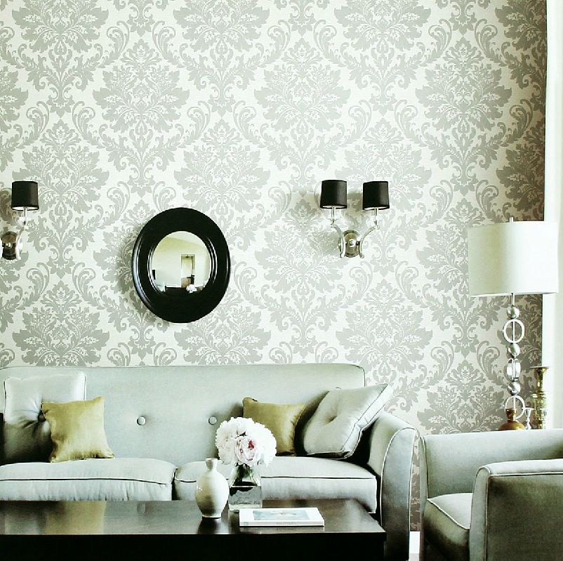 Stylish Wallpaper Living Room - HD Wallpaper 