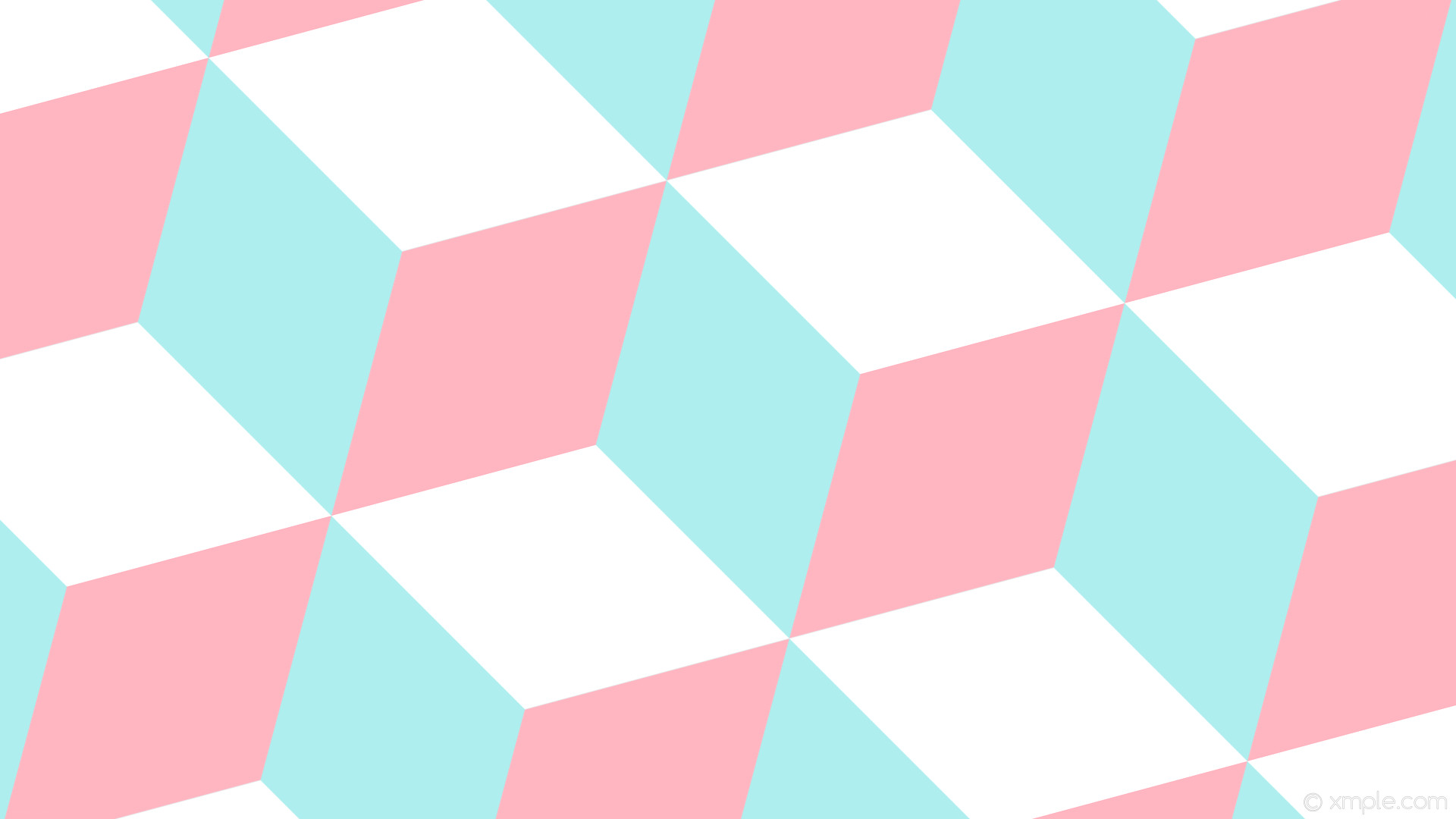 Wallpaper 3d Cubes Blue White Pink Pale Turquoise Light - Background Pink And Blue - HD Wallpaper 