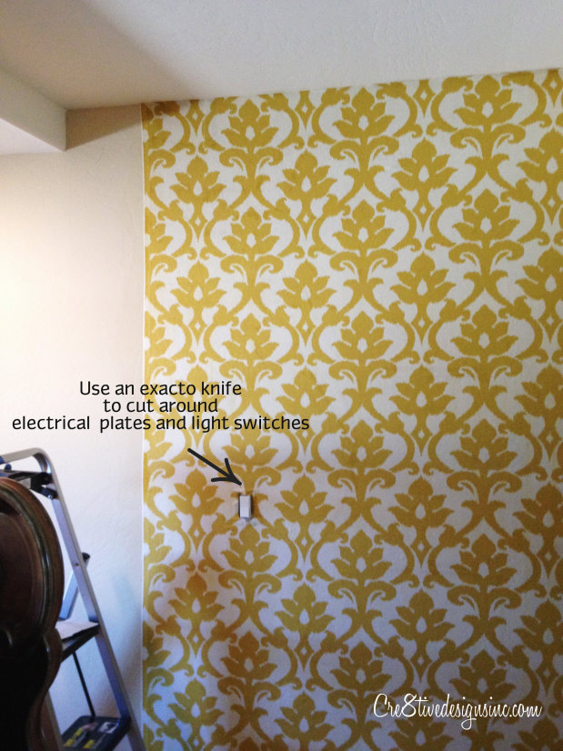 Using Fabric With Starch On A Wall - Fabric On Rental Walls - HD Wallpaper 