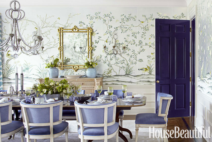 De Gournay Dining Room - HD Wallpaper 