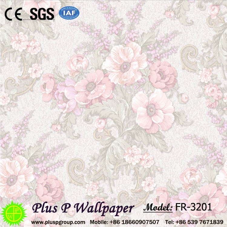 Plus P Big Flowers Uk Designer Feature Wall Free 3d - Karachi New Wall Design - HD Wallpaper 