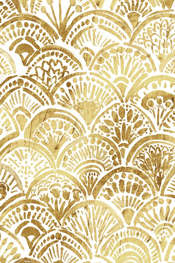 Gold Wallpaper Pattern - HD Wallpaper 