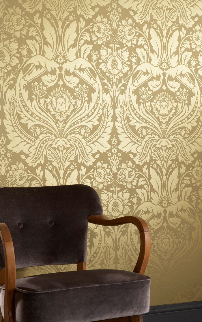Graham And Brown Gold Damask - 700x1116 Wallpaper 