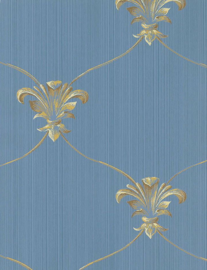 Fleur De Lis Wallpaper Blue - HD Wallpaper 