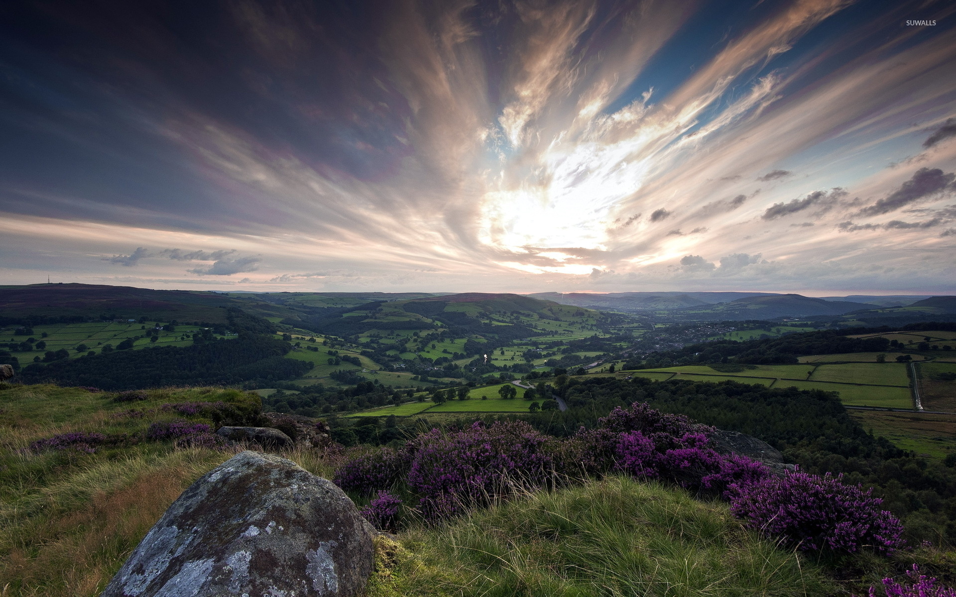 Beautiful Sky And Hills - HD Wallpaper 