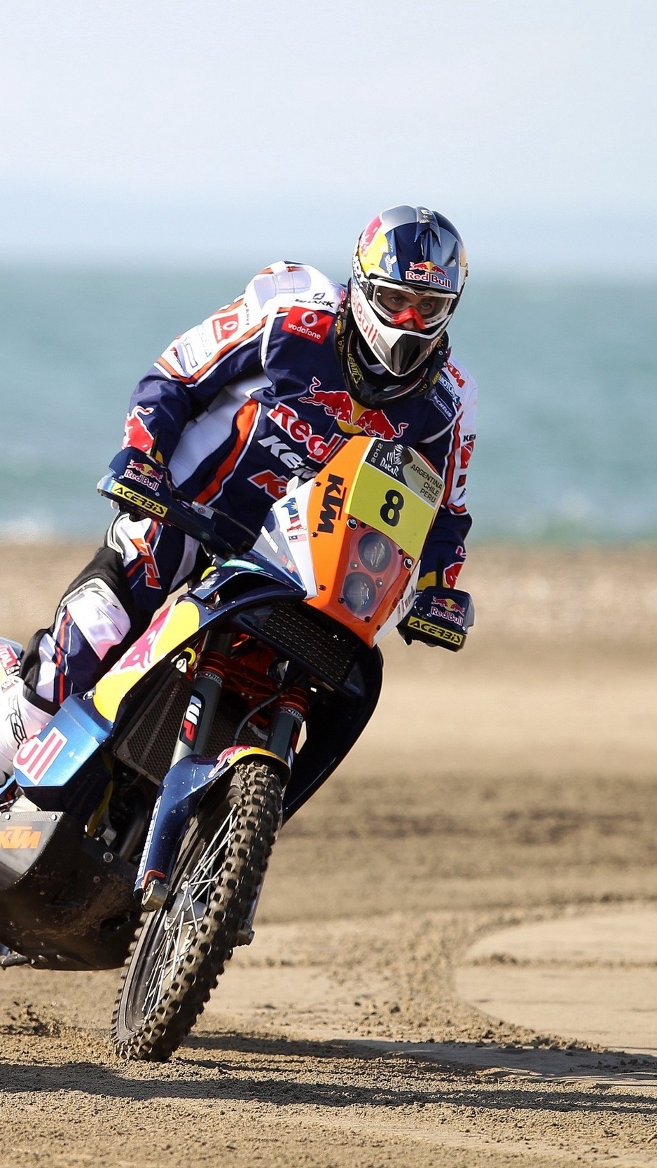 Wallpaper Motorcycle, Race, Red Bull, Dakar, Two, Turn - Dakar Moto Wallpaper Iphone - HD Wallpaper 