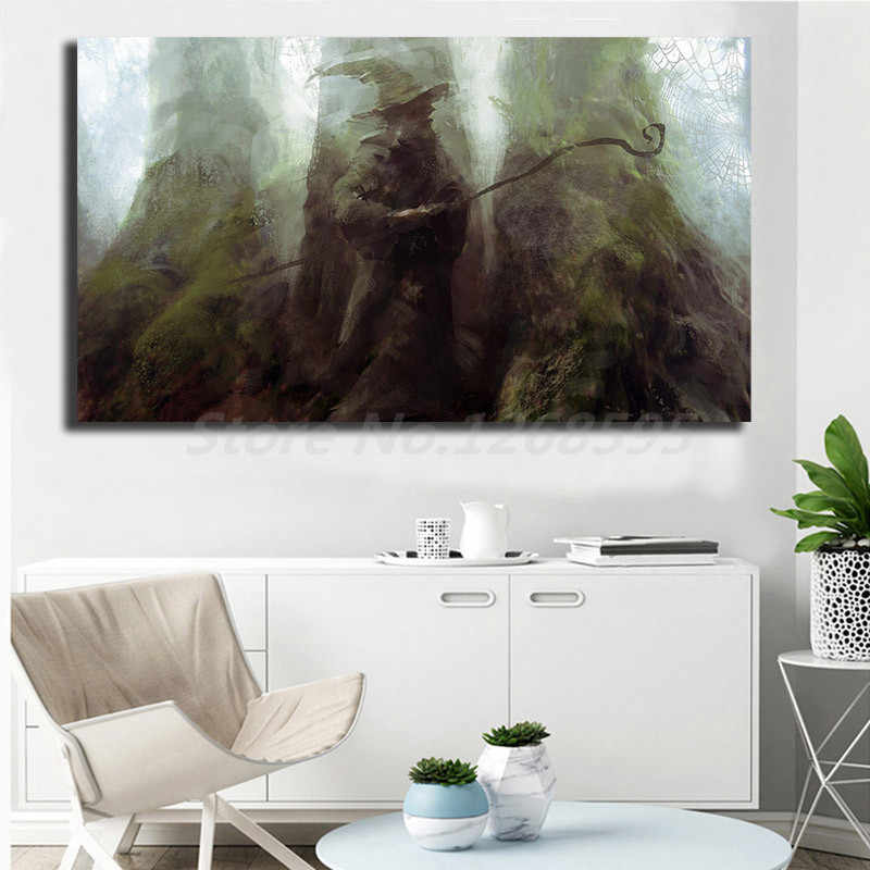 Gandalf From Lord Of The Ring Hd Wallpaper Canvas Posters - Скрудж Макдак Alec - HD Wallpaper 