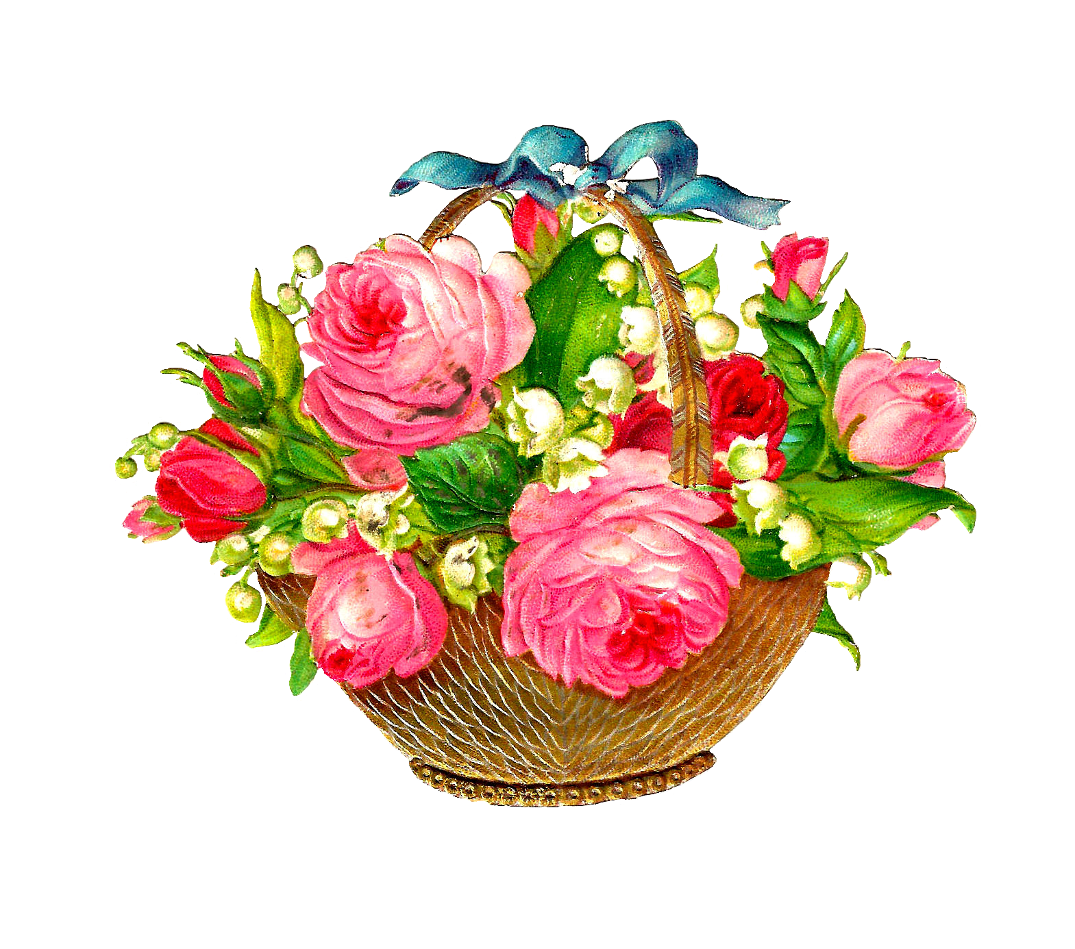 Flower Girl Basket Clipart Png Freeuse Library Easter - HD Wallpaper 
