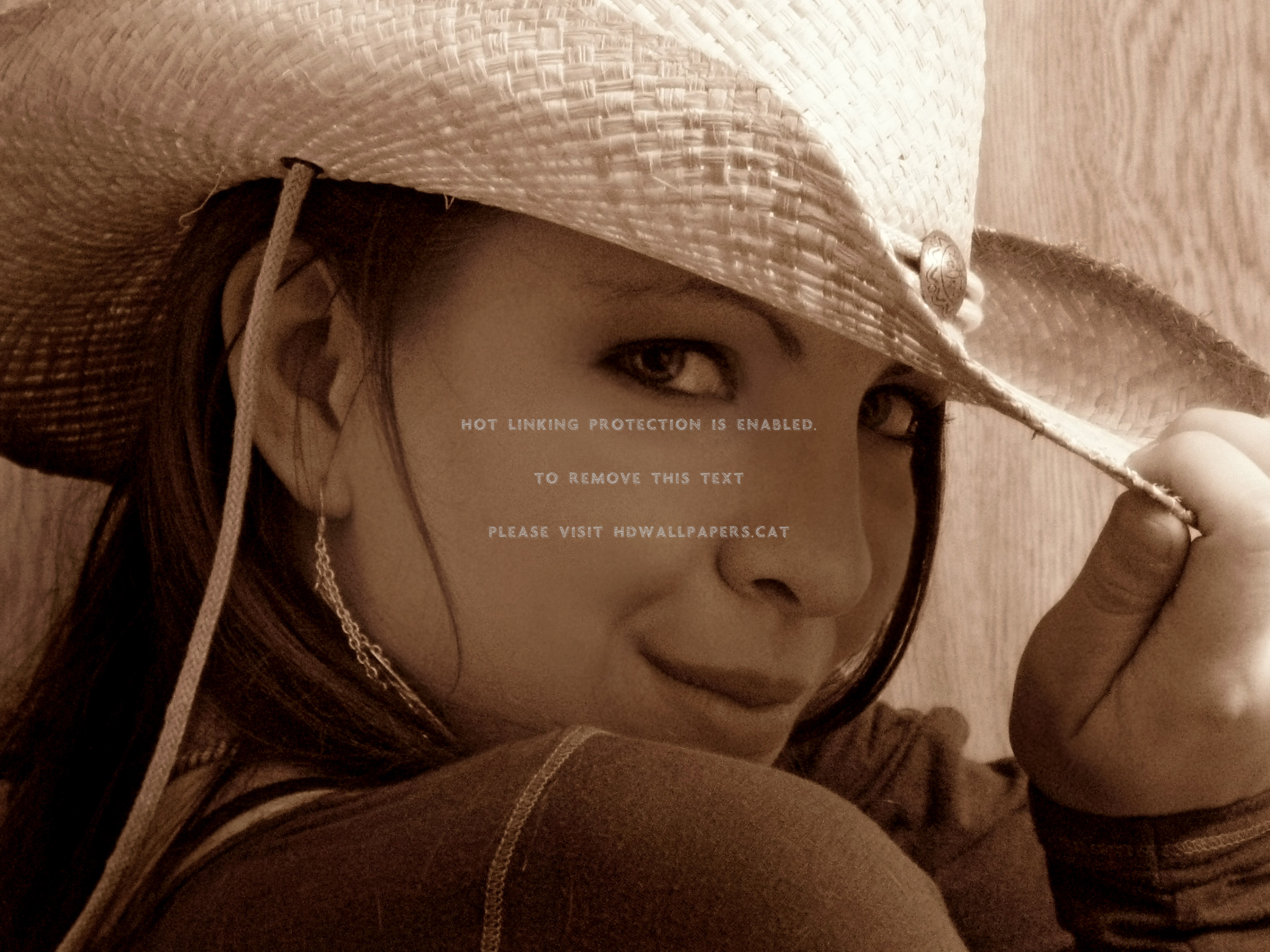 Country Girl Cowgirl Cute Hat People - Girl - HD Wallpaper 