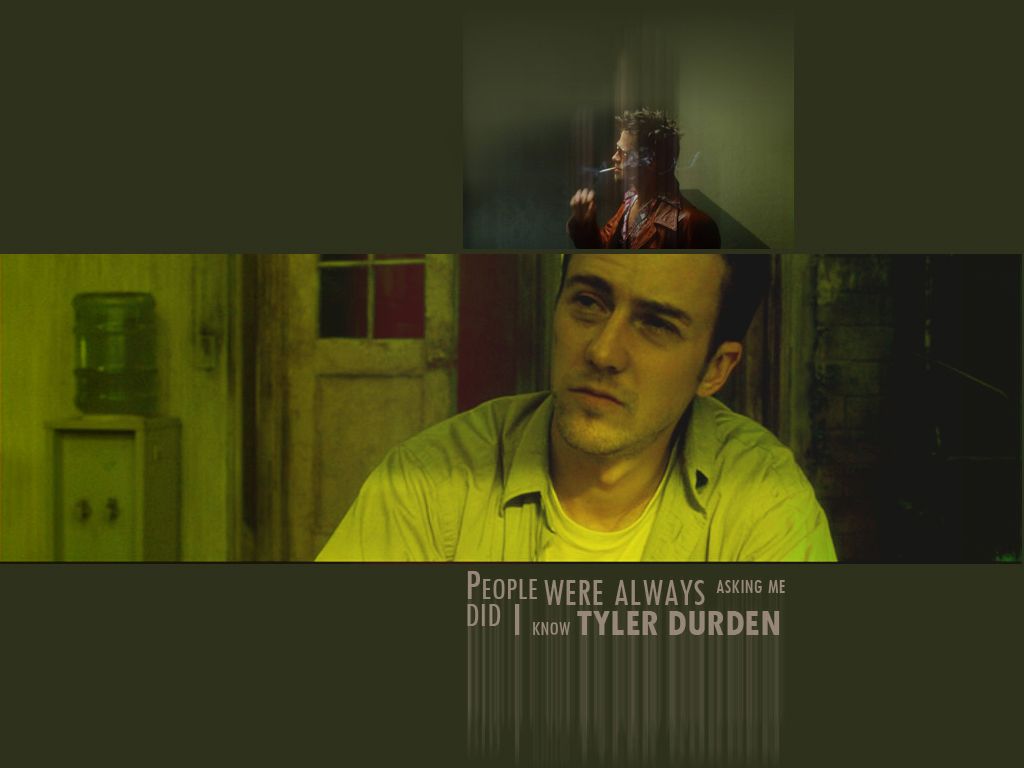 Edward Norton Fight Club - HD Wallpaper 