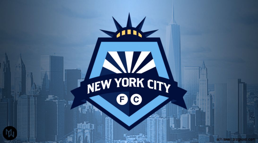 Download Nycfc Logo Concept For The Latest Mls Hd Football - Fc New York Concept - HD Wallpaper 