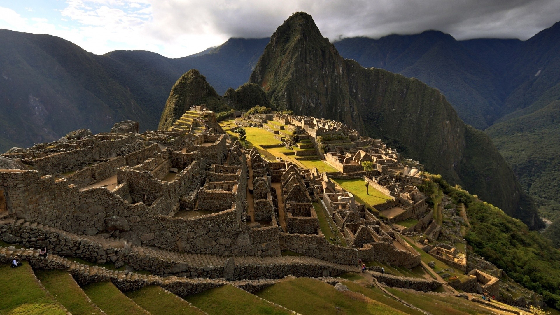 Wallpaper Structure, Mountain, Top, Ruins - Machu Picchu - HD Wallpaper 
