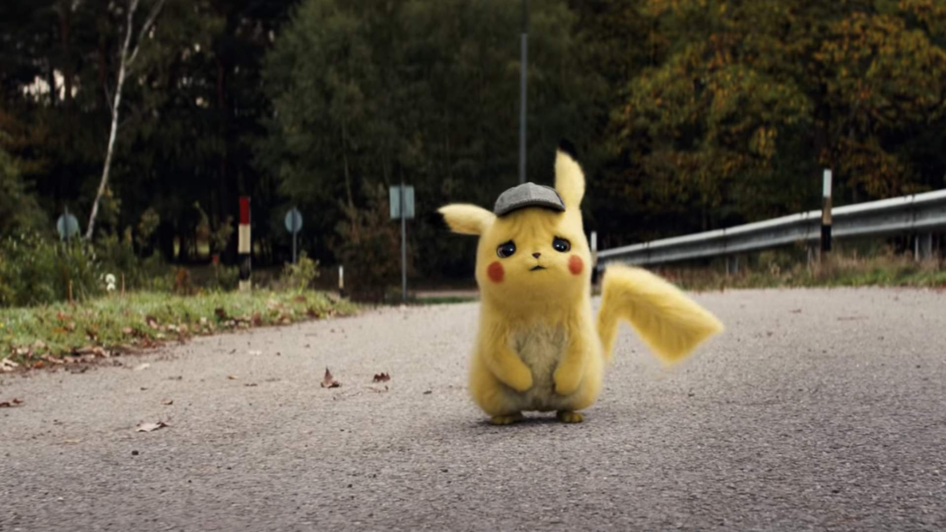 Latest Detective Pikachu Trailer Features A Big Ol - Detective Pikachu Sad - HD Wallpaper 